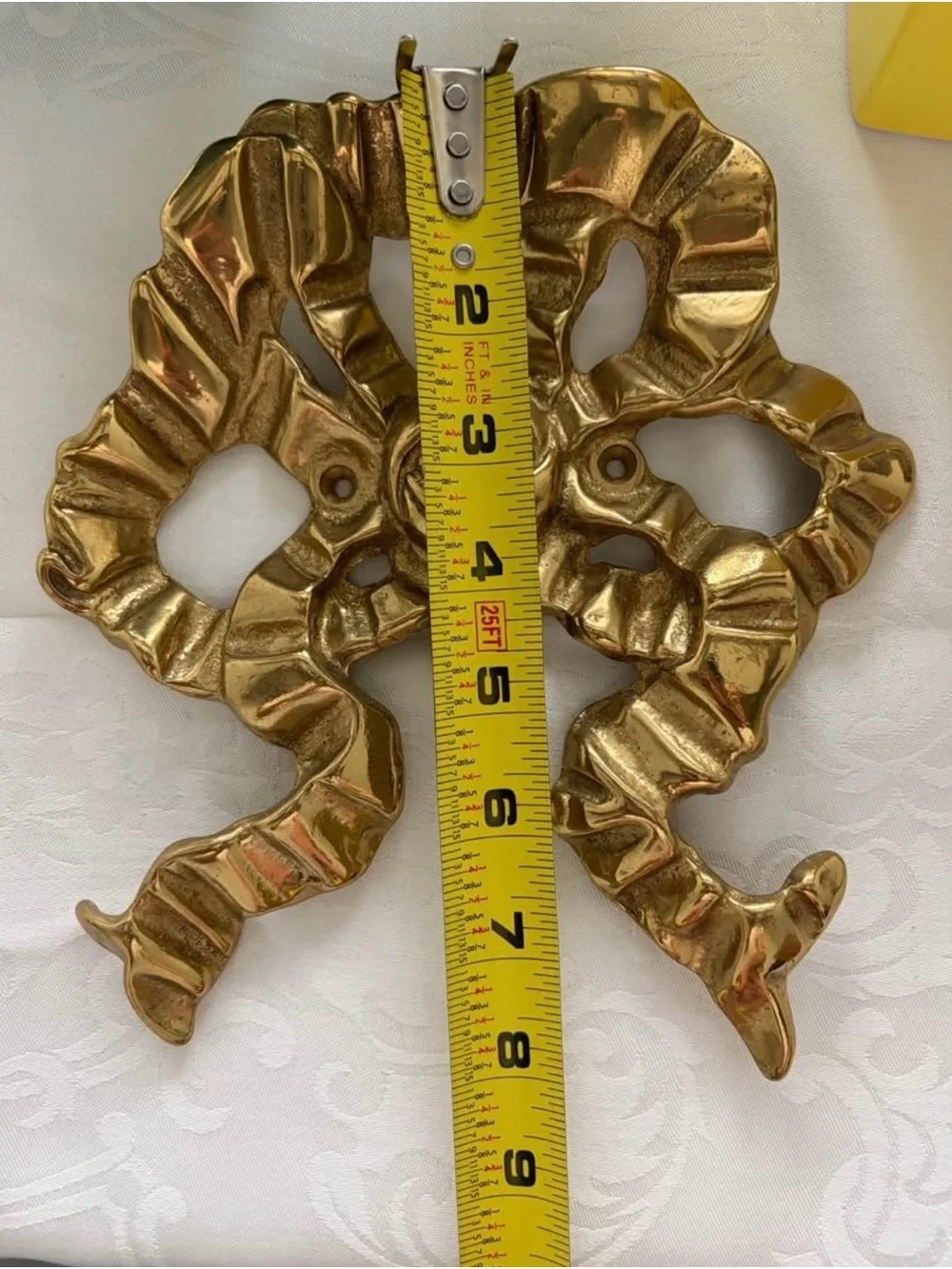 Vintage Bombay Co Brass Wall Bow Hook 🎀